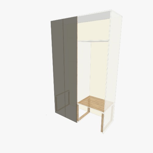 Dulap de hol Бесплатные 3D-проекты мебели и чертежи от сообщества Flatma
