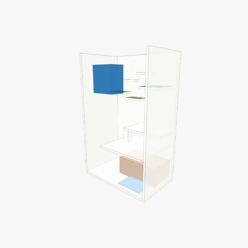 клетка Бесплатные 3D-проекты мебели и чертежи от сообщества Flatma