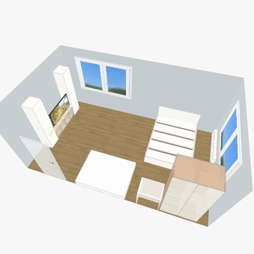 Комната Бесплатные 3D-проекты мебели и чертежи от сообщества Flatma