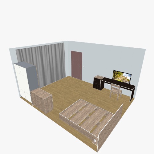 комната Бесплатные 3D-проекты мебели и чертежи от сообщества Flatma