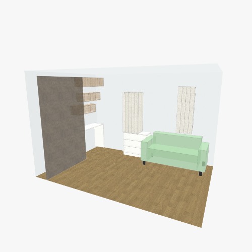 Комната Бесплатные 3D-проекты мебели и чертежи от сообщества Flatma