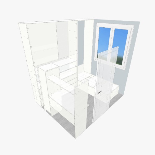 Комната Бесплатные 3D-проекты мебели и чертежи от сообщества Flatma