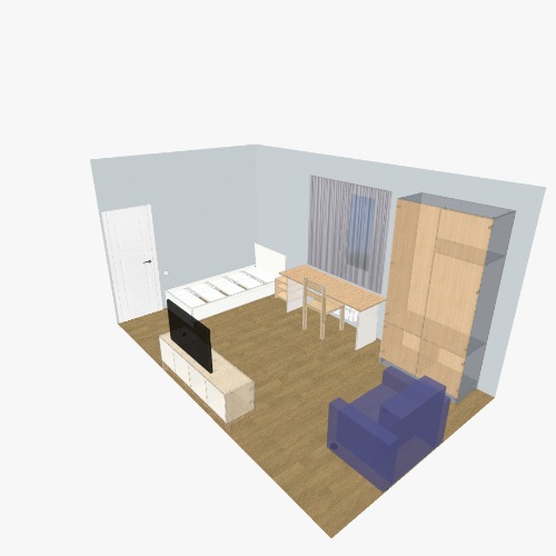 Комната моей мечты Бесплатные 3D-проекты мебели и чертежи от сообщества Flatma
