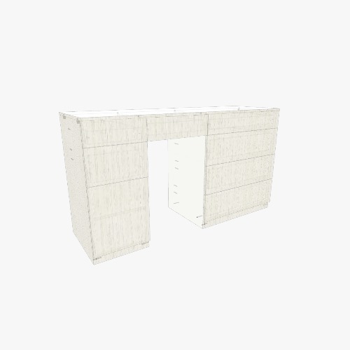 Комод трюмо v2 Бесплатные 3D-проекты мебели и чертежи от сообщества Flatma