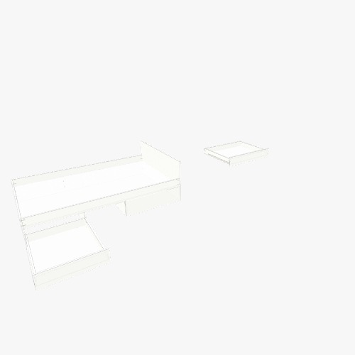 кравать Бесплатные 3D-проекты мебели и чертежи от сообщества Flatma
