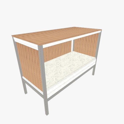 Кровать Бесплатные 3D-проекты мебели и чертежи от сообщества Flatma