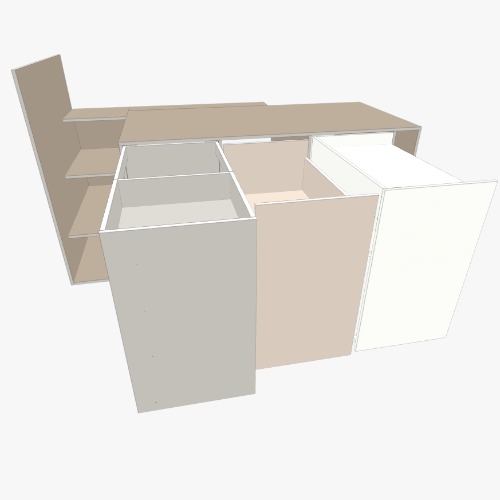 Кровать детская Бесплатные 3D-проекты мебели и чертежи от сообщества Flatma