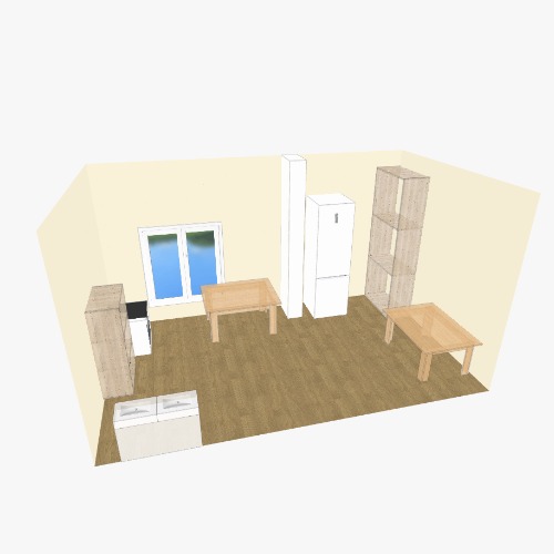 кухня Бесплатные 3D-проекты мебели и чертежи от сообщества Flatma