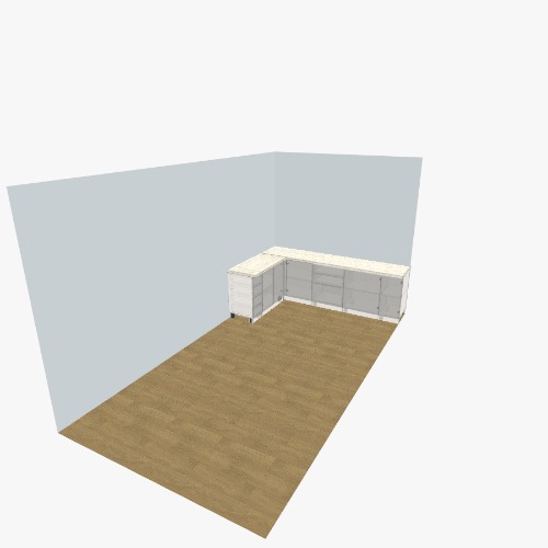 Кухня Бесплатные 3D-проекты мебели и чертежи от сообщества Flatma