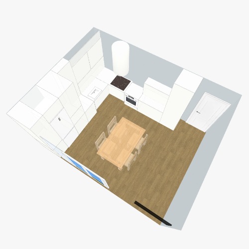 кухня 17 квадратов Бесплатные 3D-проекты мебели и чертежи от сообщества Flatma