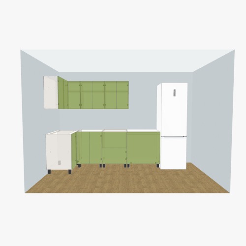 Кухня Бесплатные 3D-проекты мебели и чертежи от сообщества Flatma
