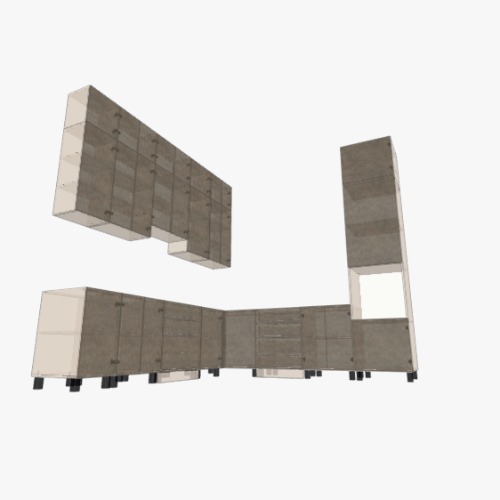 NEW Loft 2.8 на 2.8 Бесплатные 3D-проекты мебели и чертежи от сообщества Flatma