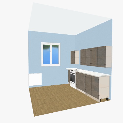 Кухня для тещи Бесплатные 3D-проекты мебели и чертежи от сообщества Flatma