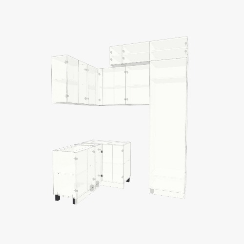 Кухня Салон Бесплатные 3D-проекты мебели и чертежи от сообщества Flatma