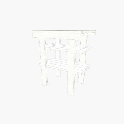 Кухня Стол-кабинет Сосна Бесплатные 3D-проекты мебели и чертежи от сообщества Flatma