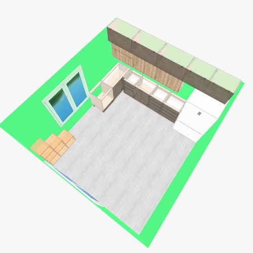 кухня1 Бесплатные 3D-проекты мебели и чертежи от сообщества Flatma