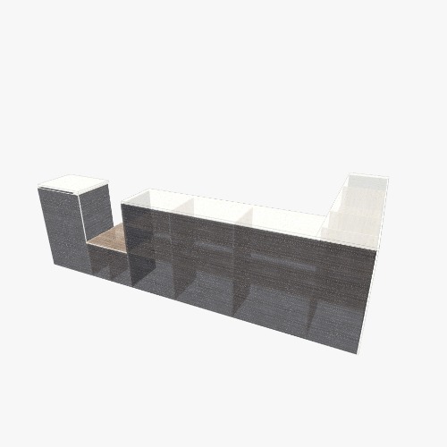 кухонная стойка Бесплатные 3D-проекты мебели и чертежи от сообщества Flatma