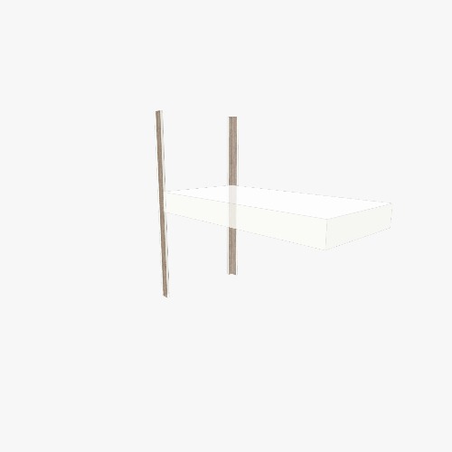 loft bed (unfin) Бесплатные 3D-проекты мебели и чертежи от сообщества Flatma