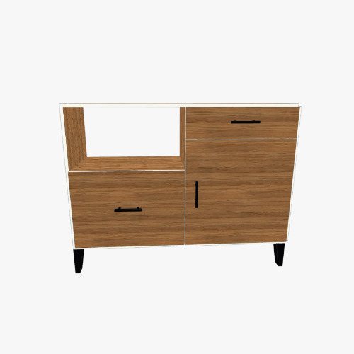 Mesa para caféteras y microondas Бесплатные 3D-проекты мебели и чертежи от сообщества Flatma