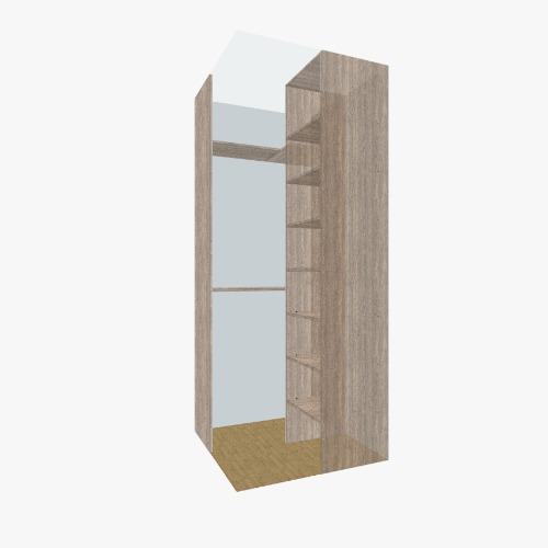 мини-гардеробная Бесплатные 3D-проекты мебели и чертежи от сообщества Flatma