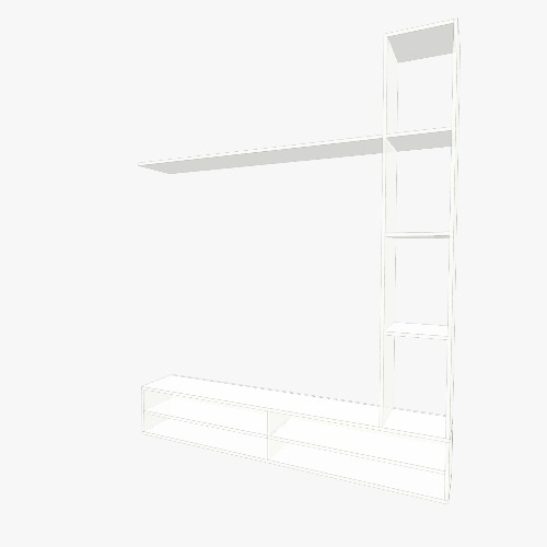 MUEBLE FLOTANTE SALON PARA TV Бесплатные 3D-проекты мебели и чертежи от сообщества Flatma