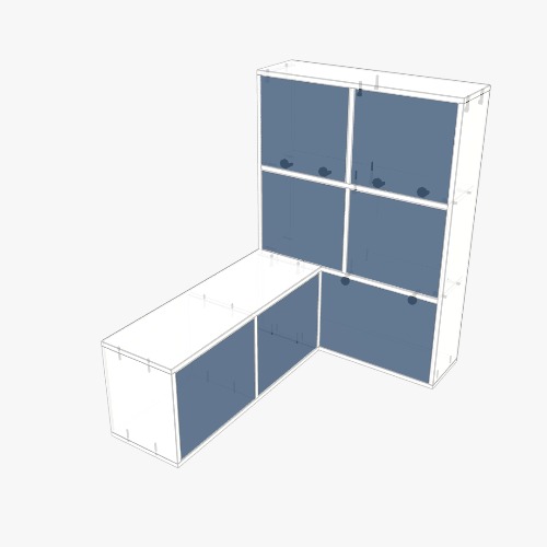 Обувница Бесплатные 3D-проекты мебели и чертежи от сообщества Flatma