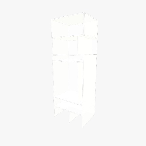 Пенал на кухню Бесплатные 3D-проекты мебели и чертежи от сообщества Flatma