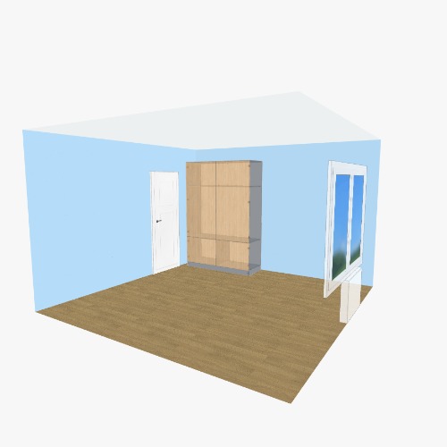 Полина комната Бесплатные 3D-проекты мебели и чертежи от сообщества Flatma