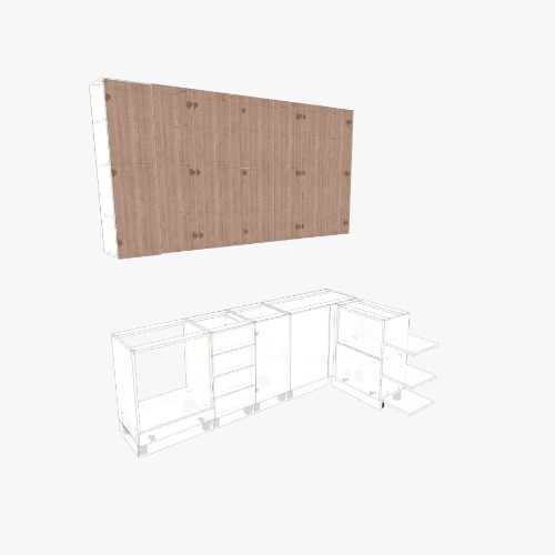 полный Бесплатные 3D-проекты мебели и чертежи от сообщества Flatma