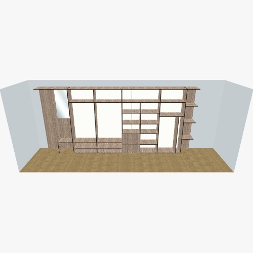 Прихожа Бесплатные 3D-проекты мебели и чертежи от сообщества Flatma