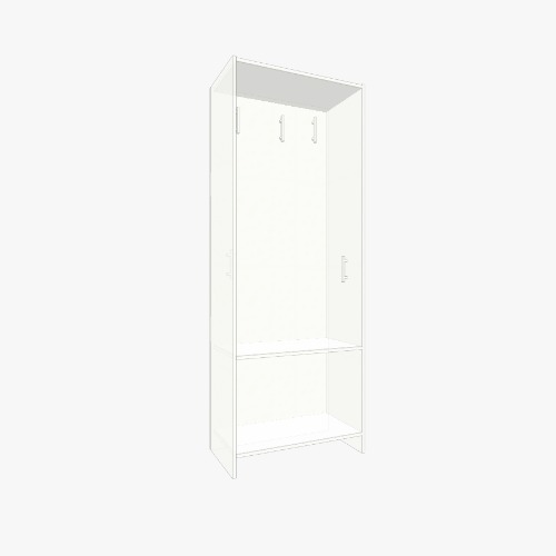 прихожая справа Бесплатные 3D-проекты мебели и чертежи от сообщества Flatma