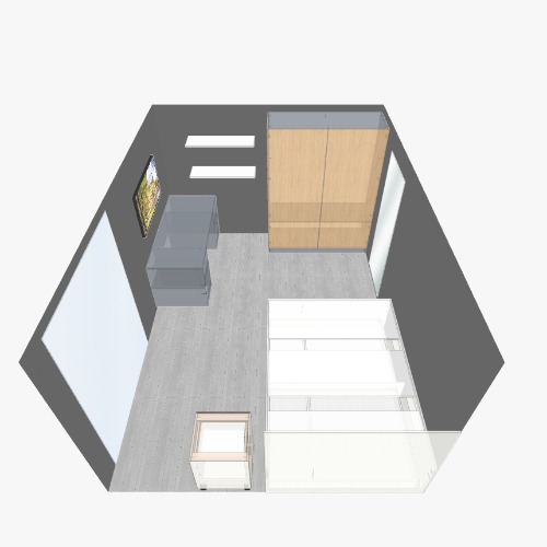 Proyecto de dormitorio 2 Бесплатные 3D-проекты мебели и чертежи от сообщества Flatma