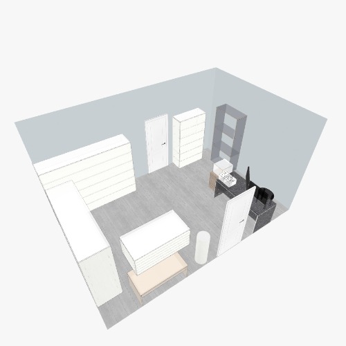 рабочая зона Бесплатные 3D-проекты мебели и чертежи от сообщества Flatma