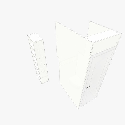 сан узел и полка Бесплатные 3D-проекты мебели и чертежи от сообщества Flatma