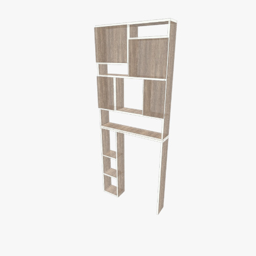 Shelf with front