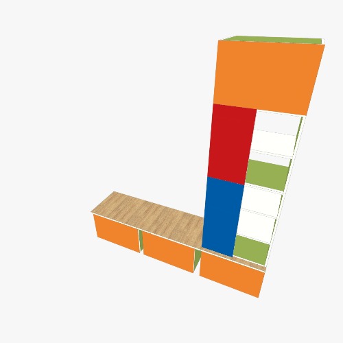 Sittbänk och Skafferi Бесплатные 3D-проекты мебели и чертежи от сообщества Flatma