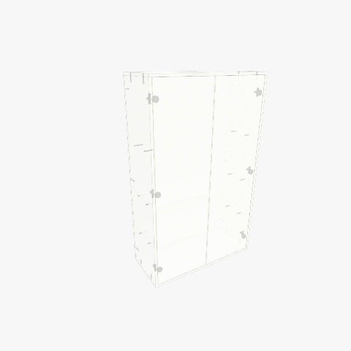 шкаф в ванную 2 Бесплатные 3D-проекты мебели и чертежи от сообщества Flatma