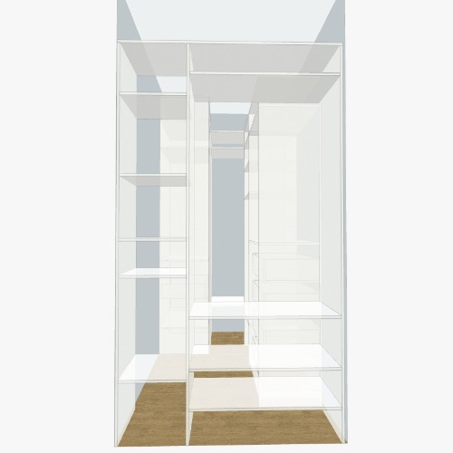 Шкаф-купе 3 двери Бесплатные 3D-проекты мебели и чертежи от сообщества Flatma