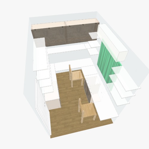 small home office Бесплатные 3D-проекты мебели и чертежи от сообщества Flatma