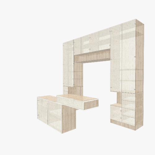 Спальня Бесплатные 3D-проекты мебели и чертежи от сообщества Flatma