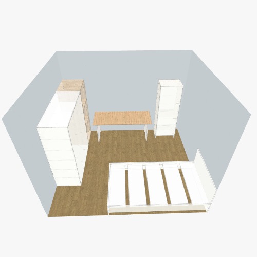 спальня Бесплатные 3D-проекты мебели и чертежи от сообщества Flatma