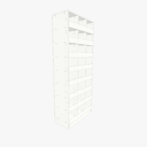 стелаж Бесплатные 3D-проекты мебели и чертежи от сообщества Flatma