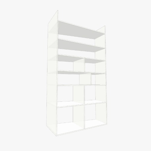 Стеллаж Бесплатные 3D-проекты мебели и чертежи от сообщества Flatma