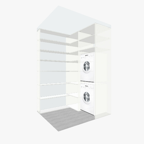 стеллаж кладовка Бесплатные 3D-проекты мебели и чертежи от сообщества Flatma