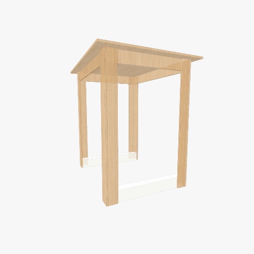 Стол письменный Бесплатные 3D-проекты мебели и чертежи от сообщества Flatma