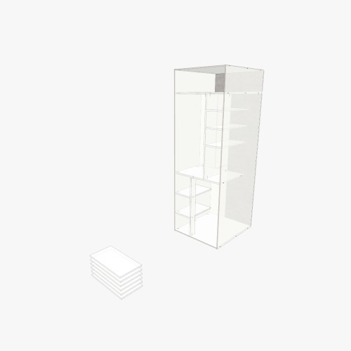 Storage room of a non-standard size