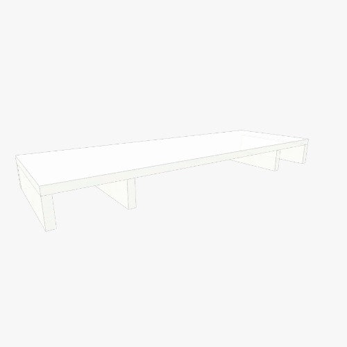 Suporte de monitor com compartimento para teclado