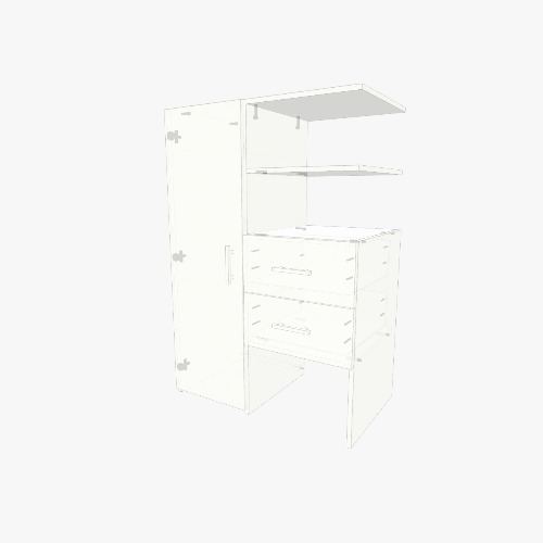 Т умба в  ванную Бесплатные 3D-проекты мебели и чертежи от сообщества Flatma