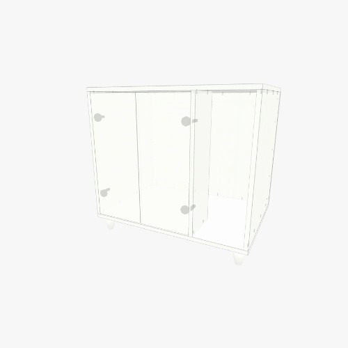 Тумба для скрытого лотка для кошек Бесплатные 3D-проекты мебели и чертежи от сообщества Flatma