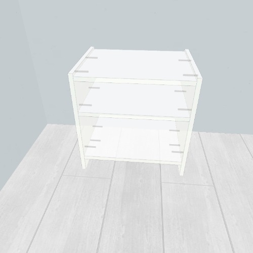 Тумба ИКОНТУМ двухярус открытый Бесплатные 3D-проекты мебели и чертежи от сообщества Flatma